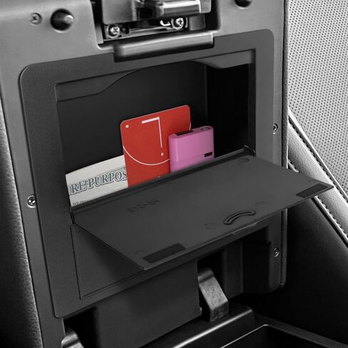 YOJOJOCO Center Console Organizer Compatible with Kia Carnival 2025 2024 2023 2022 Accessories Black ABS Plastic Material Armrest Secondary Storage Box in Kuwait