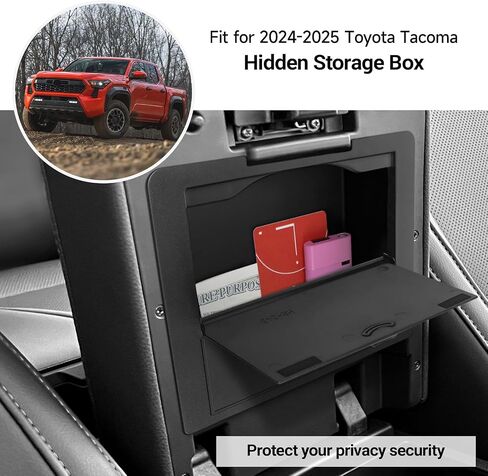 YOJOJOCO Center Console Organizer Compatible with Kia Carnival 2025 2024 2023 2022 Accessories Black ABS Plastic Material Armrest Secondary Storage Box in Kuwait