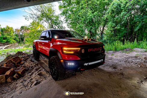 مصابيح LED للسيارات من M&R مع حوامل وأجهزة | ذاكرة الوصول العشوائي فائقة السطوع 1500 ومجموعة مصابيح الضباب TRX LED M&R | سهلة التركيب لموديلات 2019 2020 2021 2022 2023، باللون الأسود in Saudi Arabia