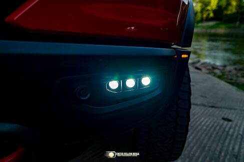 مصابيح LED للسيارات من M&R مع حوامل وأجهزة | ذاكرة الوصول العشوائي فائقة السطوع 1500 ومجموعة مصابيح الضباب TRX LED M&R | سهلة التركيب لموديلات 2019 2020 2021 2022 2023، باللون الأسود in Saudi Arabia