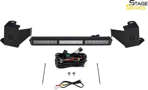 مجموعة شريط إضاءة Diode Dynamics Stealth Light Bar متوافقة مع Toyota، Tundra 2022-2023، Amber in Kuwait