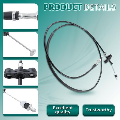 AUTOKAY Accelerator Throttle Cable for Nissan Xterra Frontier 3.3L 2001-2004 Replaces 18201-9Z410 in Saudi Arabia