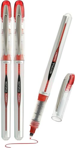 Felt Tip Fluency Pens, Medium Point (0.7mm), Waterproof Black ink, Fast Dry, No Smear No Bleed for Journaling, Note-Taking, Signing & Smooth Writing, 8 Count in Kuwait