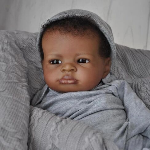 Zero Pam Lifelike Reborn Baby Dolls Boy 20 inch Realistic Baby Doll Soft Silicone Vinyl Full Body Real Looking Reborn Doll Eyes Open wiht Hair for Kids Aged 3+with Bottle & Pacifier in Saudi Arabia