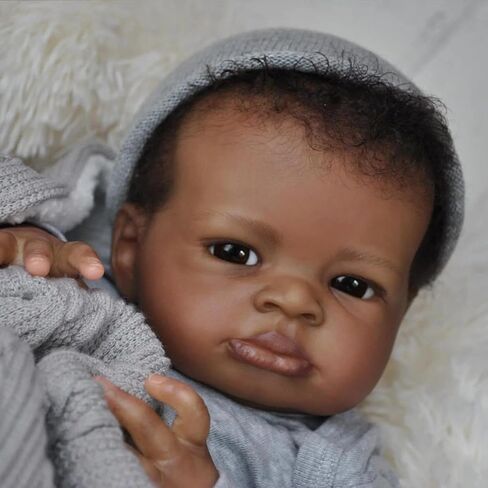 Zero Pam Lifelike Reborn Baby Dolls Boy 20 inch Realistic Baby Doll Soft Silicone Vinyl Full Body Real Looking Reborn Doll Eyes Open wiht Hair for Kids Aged 3+with Bottle & Pacifier in Saudi Arabia