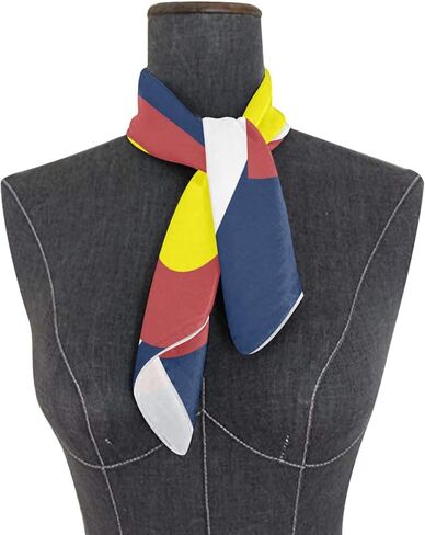 Silk Scarf Head Hair Wraps Bandana Square Satin Head Scarf for Women 23.6"x23.6" in Kuwait