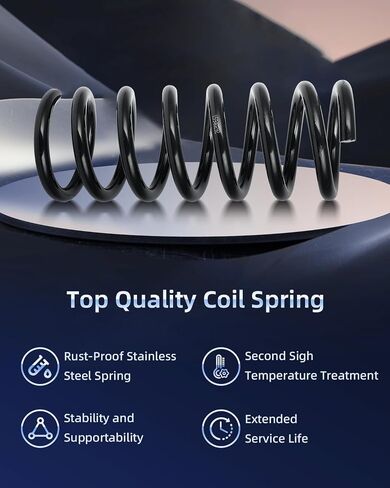 ECCPP 2PCS Rear Coil Springs Suspension Coil Spring Set 81387 15940292 20839863 for 2007 2008 2009 2010 2011 2012 2013 2014 2015 2016 2017 for Chevrolet Equinox in Saudi Arabia