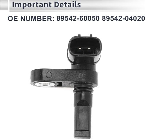 Front Right ABS Wheel Speed Sensor for Toyota 4Runner 2003-2024, for Toyota Tacoma 2005-2023 ABS Sensor No.89542-60050 1 Pcs in Saudi Arabia