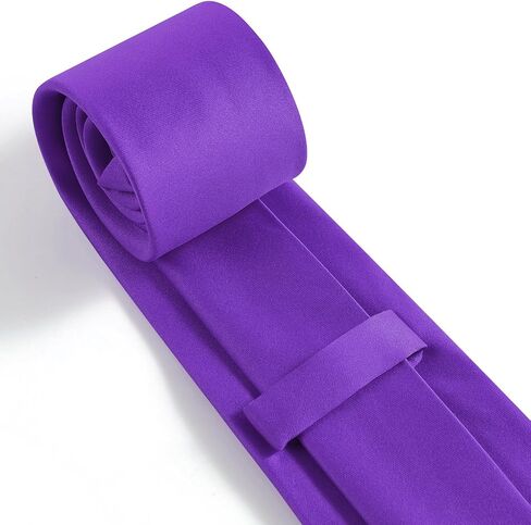 DecTwig Elegant 2.35" (6cm) Men's Skinny Black Tie and Pocket Square - For Men's Formal Events in Saudi Arabia