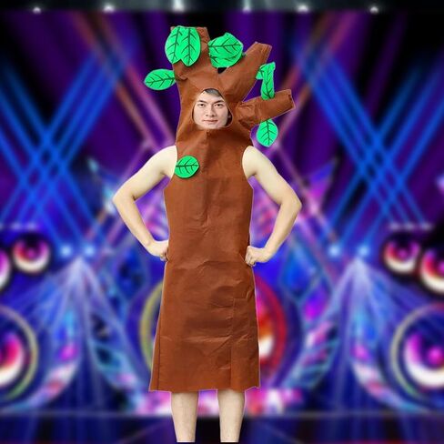 Adult Tree Costume Pretend Tree Outfit for Cosplay Stage Performance Party Fancy Dress Up Halloween for Height 150-175cm in Saudi Arabia