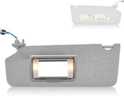 Right Passenger Side Sun Visor Fit for Honda Pilot 2017 2018 2019 2020 2021 2022 Honda Ridgeline 2018-2020 Sunshade Number 83230-TG7-A12ZB Color: Gray in Saudi Arabia