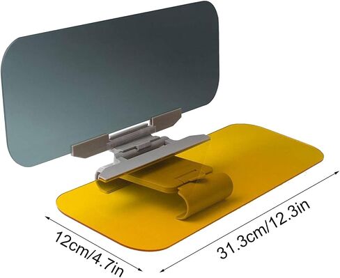 Car Visor,Day and Night Anti Glare Visor, 2 in 1 Automobile Sun Anti UV Block Visor,Car Sun Visor Extender,Non Glare Anti-Dazzle Sunshade Mirror Goggles for Driving Goggles in Saudi Arabia