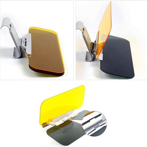 Car Visor,Day and Night Anti Glare Visor, 2 in 1 Automobile Sun Anti UV Block Visor,Car Sun Visor Extender,Non Glare Anti-Dazzle Sunshade Mirror Goggles for Driving Goggles in Saudi Arabia
