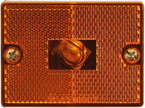 Optronics ضوء علامة التخليص مستطيل العنبر مسمار جبل عاكس +80 114A/Mc36Ab in Saudi Arabia