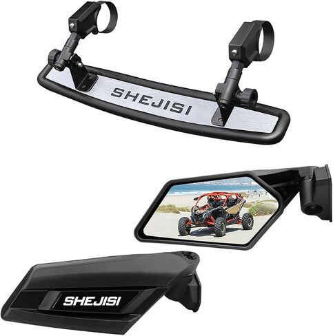 X3 Mirrors,Explosion-proof glass upgraded Maverick X3 side view mirrors Compatible with 2017-2023 Can Am Maverick X3 / X3 Max DS RS RR Turbo,not applicable to other UTV models,OEM#715002898 in Saudi Arabia