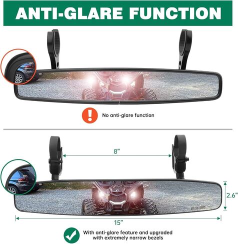 X3 Mirrors,Explosion-proof glass upgraded Maverick X3 side view mirrors Compatible with 2017-2023 Can Am Maverick X3 / X3 Max DS RS RR Turbo,not applicable to other UTV models,OEM#715002898 in Saudi Arabia