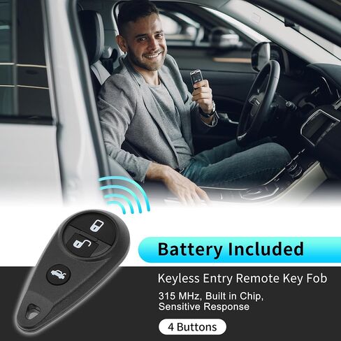 X AUTOHAUX CWTWB1U819 315 ميجاهرتز استبدال مفتاح ذكي عن بعد للدخول بدون مفتاح فوب لسوبارو فورستر امبريزا 2010 2011 2012 2013 2014 رقم 88036-FG030 4 أزرار in Saudi Arabia