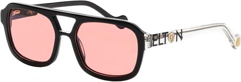 Elton John Eyewear Tinted Glasses for Men & Women, Fashion Tint - Eyeglases with Non-Glare Lenses & 100% UV Protection in Saudi Arabia