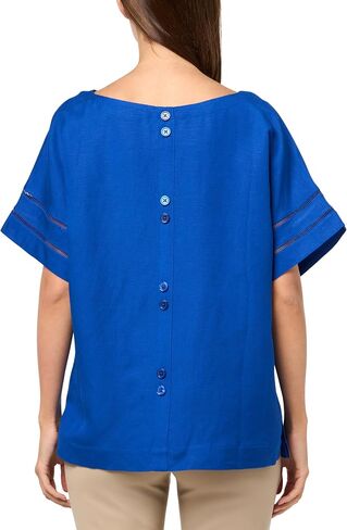 Anne Klein Women's Dolman Sleeve Blouse W Trim in Saudi Arabia