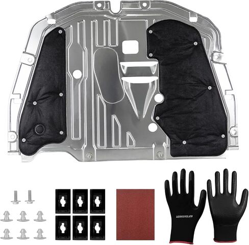 Engine Splash Guard with mounting Screws Compatible with Honda Civic 2016-2021,Replace: 74110-TBA-A00 74112-TBA-A00 90674-TY2-A01 in Kuwait