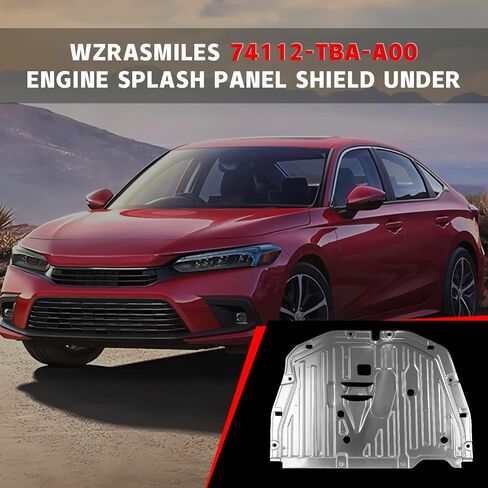 Engine Splash Guard with mounting Screws Compatible with Honda Civic 2016-2021,Replace: 74110-TBA-A00 74112-TBA-A00 90674-TY2-A01 in Kuwait