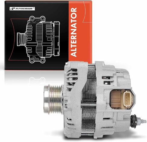 A-Premium Alternator Compatible with Mitsubishi Outlander 2011-2019 2.4L, Outlander Sport 2011-2018, Lancer 2011-2015 2.0L 2.4L, Lancer 2016-2017, RVR 2011-2019, 12V 130A 6-Groove Clutch Pulley CW in Saudi Arabia