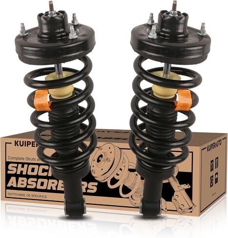 171369 Front Complete Strut Assemblies Compatible with 2003-2006 Ford Expedition Compatible with 2003-2006 Lincoln Navigator Shock Absorbers w/Coil Spring(Set of 2) in Saudi Arabia
