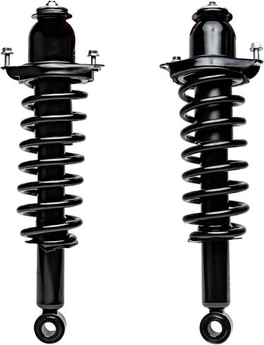 Detroit Axle - 1.8L Front 8pc Struts Kit for 14-19 Toyota Corolla, 4 Front and Rear Struts & Coil Spring 2 Stabilizer Sway Bars 2 Outer Tie Rod 2014 2015 2016 2017 2018 2019 Replacement Suspension in Saudi Arabia