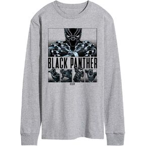 Marvel - Black Panther Grid - Men's Long Sleeve Graphic T-Shirt in Saudi Arabia