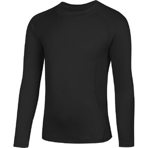 Boys' Girls' Compression Shirt Long Sleeve, Quick Dry Football Baseball Sports Baselayer Crewneck Undershirt in Saudi Arabia