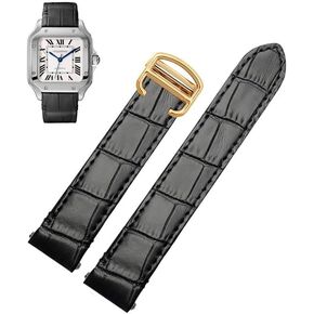 hooson Quick Release Leather Strap For Cartier Santos Classic Style WSSA0009 WSSA0010 WSSA0018 New SANTOS Watch Chain in Kuwait
