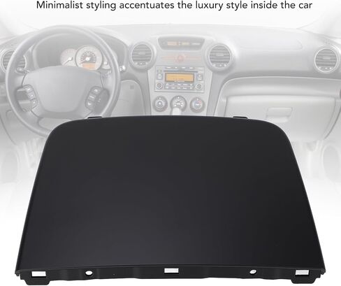 Dashboard Decorative Cover, Interior Instrument Panel Dash Center Grille Stylish Scratch Proof, for Kia Rondo 2007 to 2010, Replace OE 84724 1D1003W (Grey) in Saudi Arabia