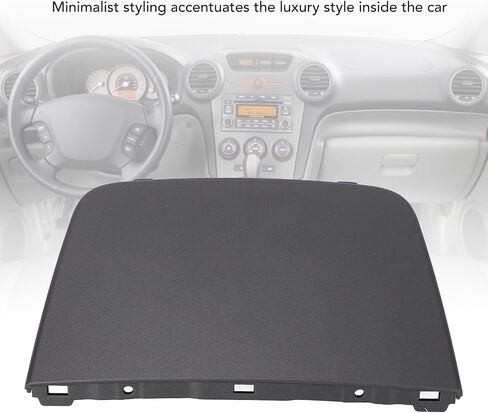 Dashboard Decorative Cover, Interior Instrument Panel Dash Center Grille Stylish Scratch Proof, for Kia Rondo 2007 to 2010, Replace OE 84724 1D1003W (Grey) in Saudi Arabia