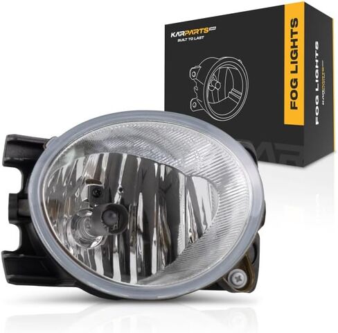 CarLights360: لسيارة Honda Pilot مجموعة مصابيح الضباب 2009 2010 2011 جانب السائق مع لمبات | معتمد من وزارة النقل لـ HO2594100 in Saudi Arabia