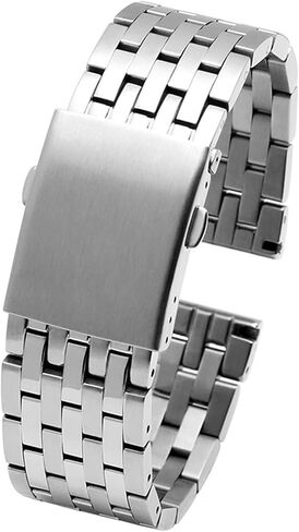 CZKE Stainless Steel Watch Strap for Diesel DZ4316 DZ7395 7305 4209 4215 Men Metal Solid Wrist Watchband Bracelet 24mm 26mm 28mm 30mm Watchbands (Color : B Black, Size : 22mm) in Saudi Arabia