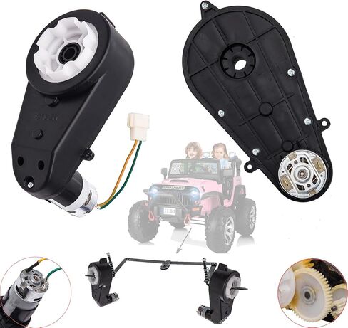 2Pcs-RS550 12V 40000RPM High Standard Gearboxs,12 Volt ATV UTV 2WD/4WD Kids Ride On Car Motorcycles High Speed Drive Engine (20-45W) Match Power Wheel Car Upgrade Accessories in Kuwait
