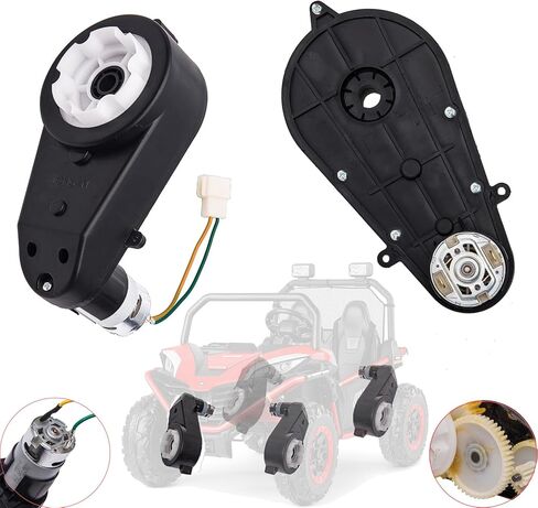 2Pcs-RS550 12V 40000RPM High Standard Gearboxs,12 Volt ATV UTV 2WD/4WD Kids Ride On Car Motorcycles High Speed Drive Engine (20-45W) Match Power Wheel Car Upgrade Accessories in Kuwait