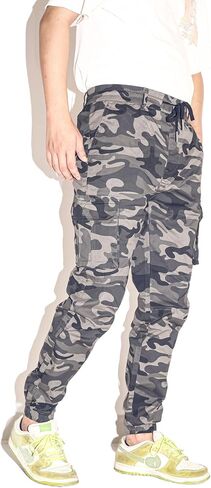 Men's Hiking Pants Cargo Jeans for Hiking, Fishing, Tactical, Jogger - Multi-Pocket Denim Work Pants in Saudi Arabia