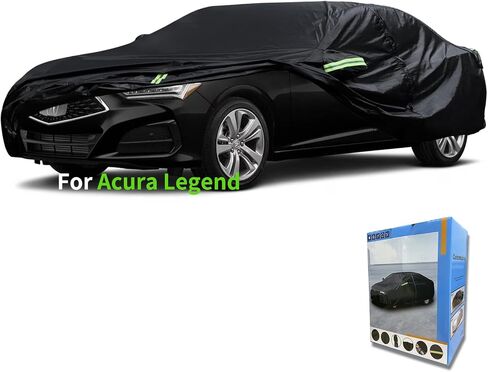 مناسب خصيصًا لغطاء سيارة Acura، غطاء سيارة مكون من 7 طبقات مقاوم للماء في جميع الأحوال الجوية للسيارات، غطاء كامل خارجي للحماية من أشعة الشمس فوق البنفسجية مع سحاب (فضي، لـ Acura ZDX) in Saudi Arabia