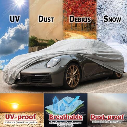 غطاء سيارة يناسب 2004 2005 2006 2007 2008 كرايسلر كروس فاير XTREMECOVERPRO PRO Plus Series أسود in Saudi Arabia