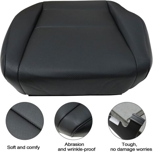 GXARTS Front Passenger Side Bottom Perforated Leather Seat Cover Black Compatible with Acura TSX 2009 2010 2011 2012 2013 2014 in Saudi Arabia