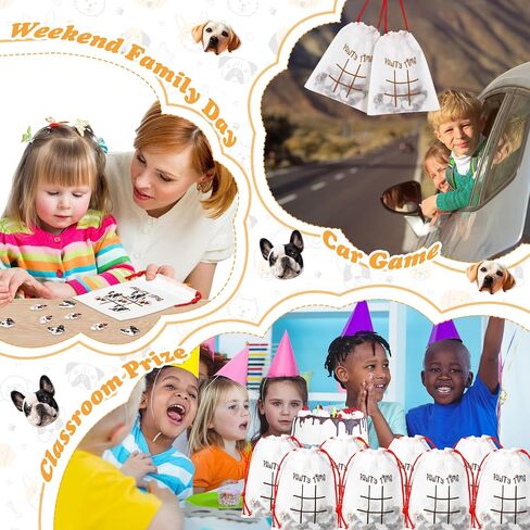 Sotiff 36 Set Tic Tac Toe Games Bulk for Kids cat Party Favors cat Tic Tac Toe with Bag Kitty Birthday Party Gifts Classroom Exchange Gifts Outdoor Indoor Activities Easter Basket Fillers in Kuwait