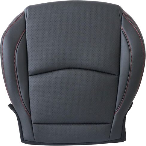 NLQR Front Driver Side Bottom Replacement Perforated Leather Seat Cover Black Compatible with Mazda 3 2014 2015 2016 in Saudi Arabia