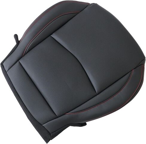 NLQR Front Driver Side Bottom Replacement Perforated Leather Seat Cover Black Compatible with Mazda 3 2014 2015 2016 in Saudi Arabia