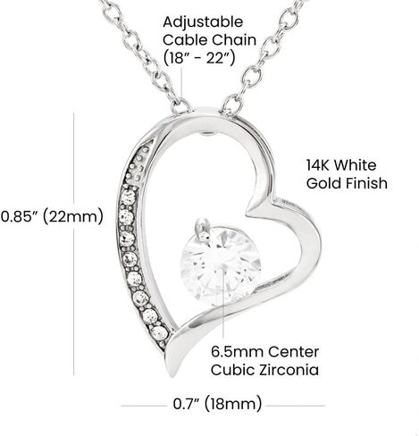 Yametee Personalized To My Wife Necklace From Husband I Love You More Wife Birthday Anniversary Wedding Valentines Christmas Customized Message Card in Saudi Arabia