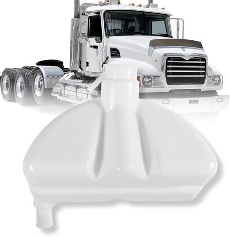 Front Engine Coolant Reservoir Fit For Mack CV Models, White in Saudi Arabia
