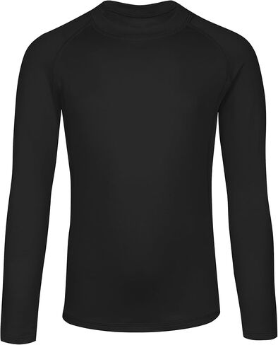 Boys' Girls' Compression Shirt Long Sleeve, Quick Dry Football Baseball Sports Baselayer Crewneck Undershirt in Saudi Arabia