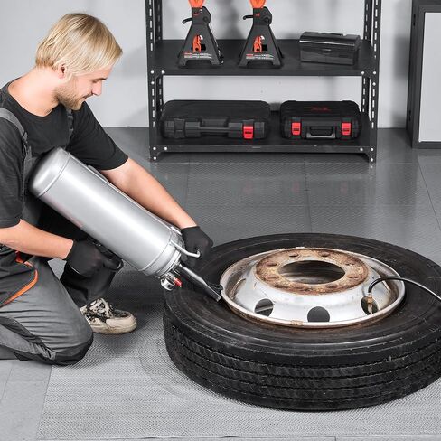 VEVOR Portable Tire Bead Seater, 2.6 Gal/10 L Air Bead Blaster, Handheld Tire Inflator Tool, 87-116 PSI Operating Pressure, Trigger Seating Inflator for Car, Compact SUV, Light Truck, E-Bike, RV, ATV in Saudi Arabia