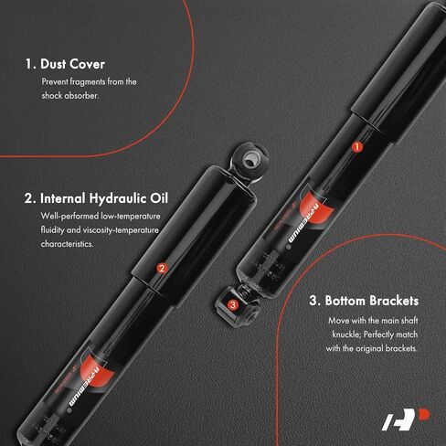 A-Premium Rear Pair (2) Shock Absorber Compatible with Ford Windstar 1995-2003, Driver and Passenger Side in Saudi Arabia