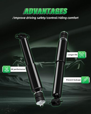 SCITOO 2Pcs Front Shock Absorbers Shocks Struts for 1993-2002 for Ford Crown Victoria,1981-2002 for Lincoln Town Car,1995-2002 for Mercury Grand Marquis 344424 in Saudi Arabia